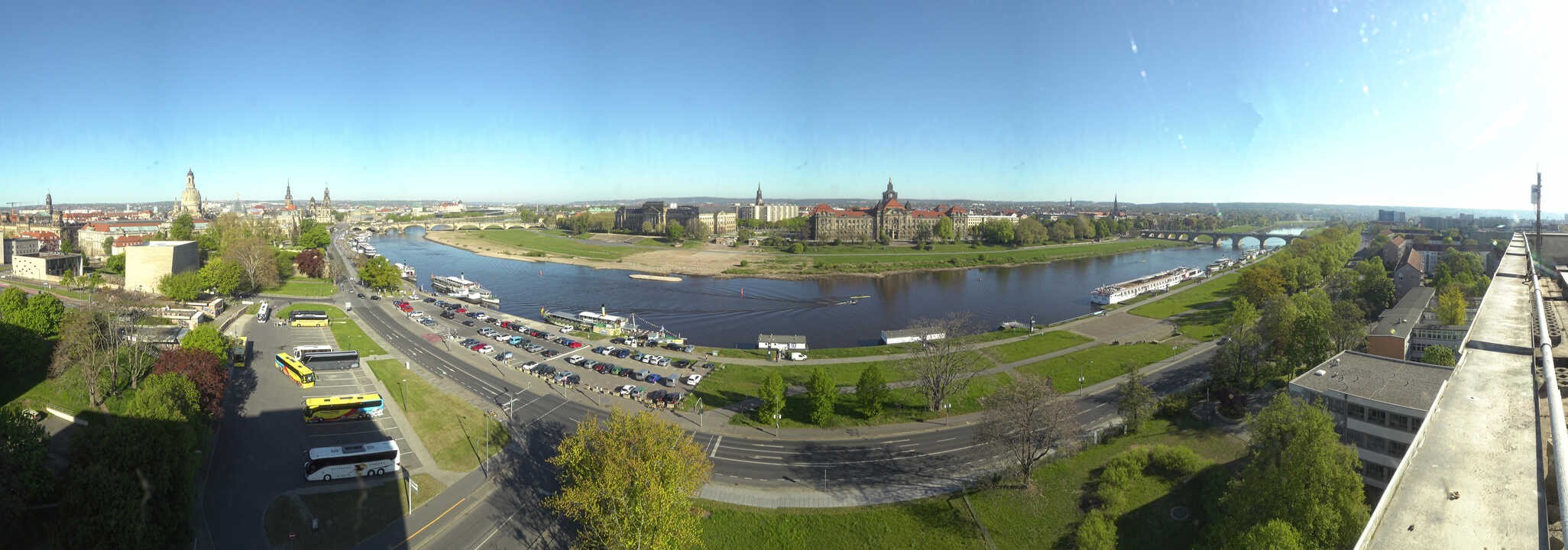 Archiv Foto Webcam Dresden - Elbpanorama
