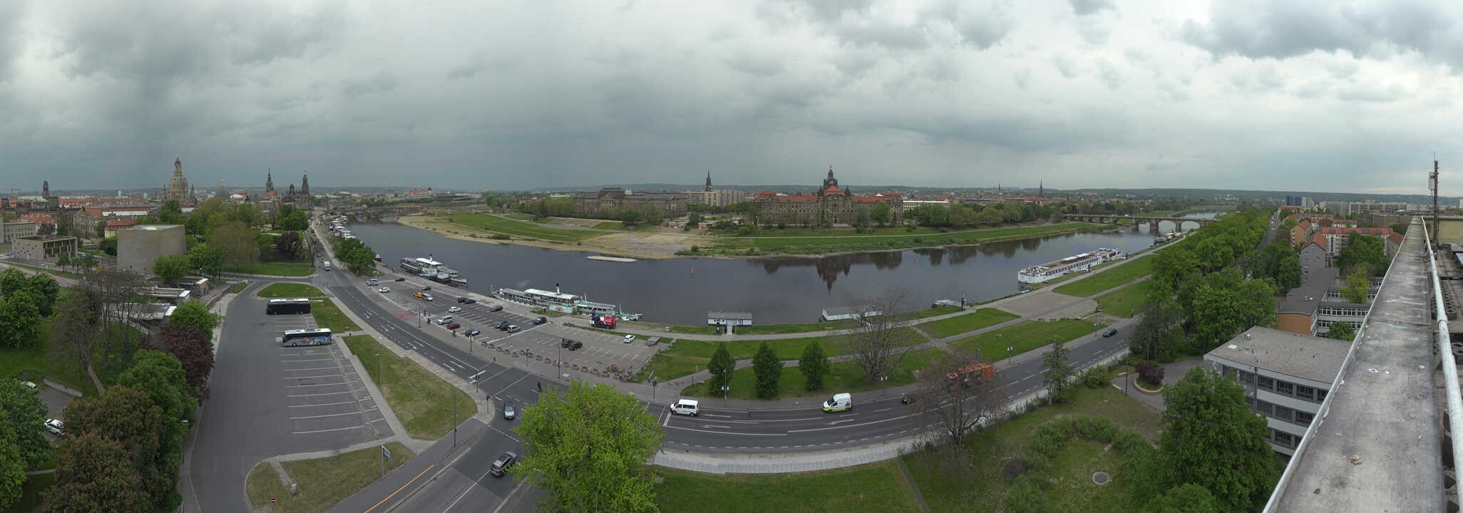 Archived image Webcam Dresden - Panoramic view of the city
