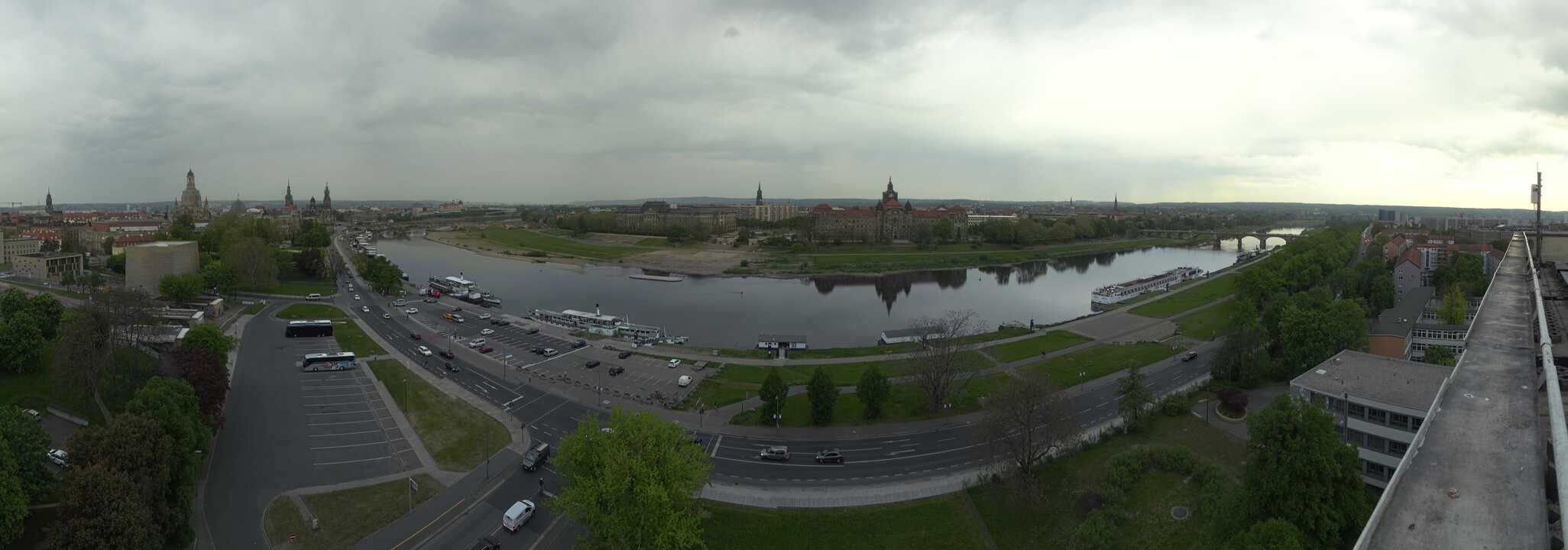 Archived image Webcam Dresden - Panoramic view of the city