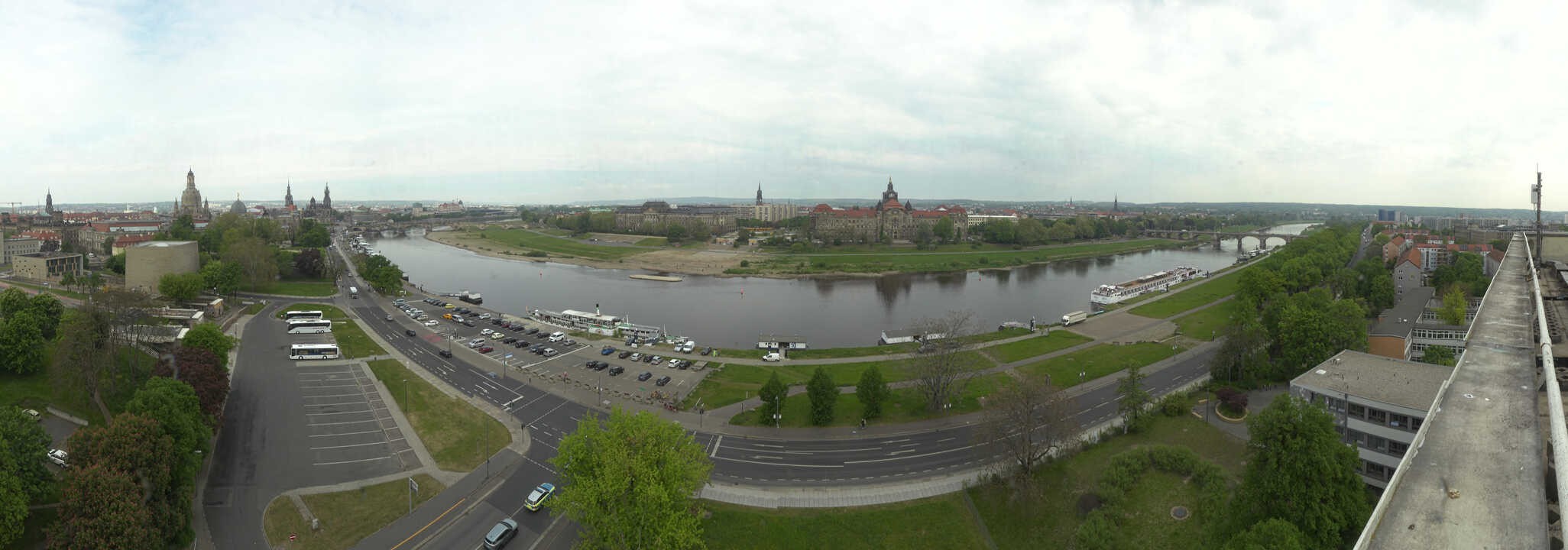 Archiv Foto Webcam Dresden - Elbpanorama
