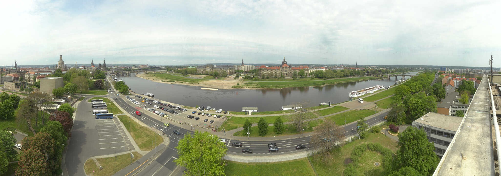 Archiv Foto Webcam Dresden - Elbpanorama