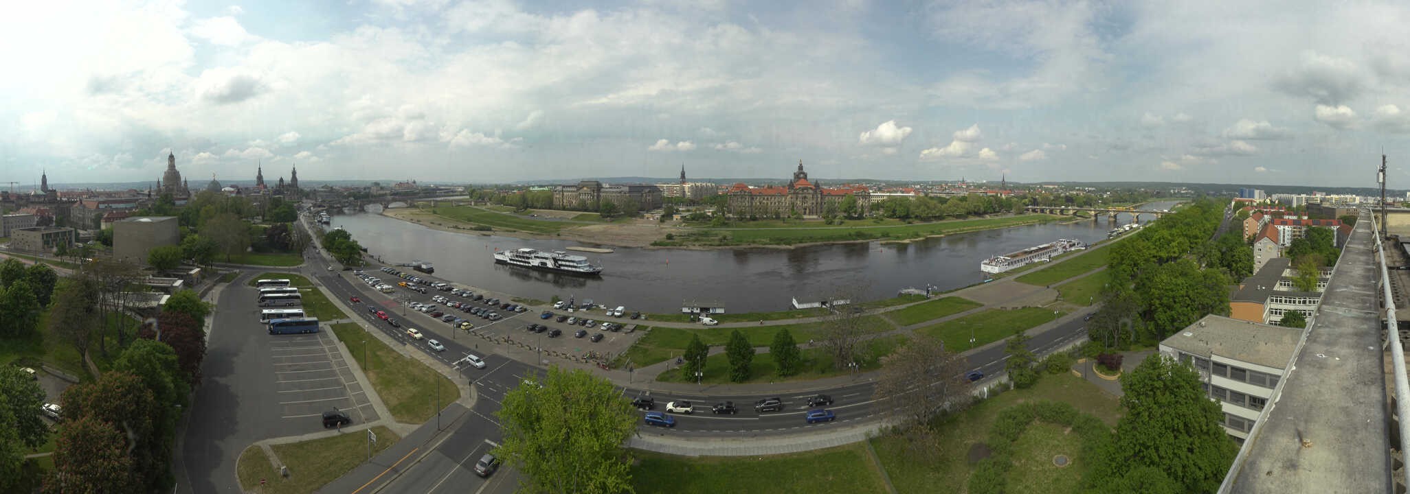 Archiv Foto Webcam Dresden - Elbpanorama