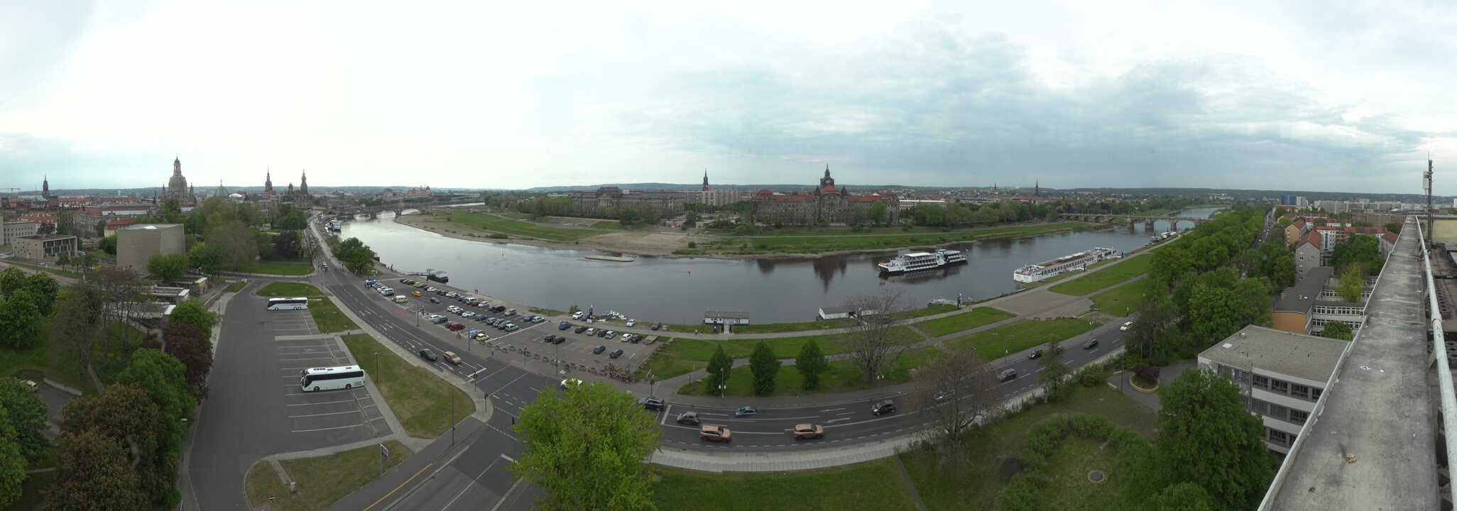 Archiv Foto Webcam Dresden - Elbpanorama