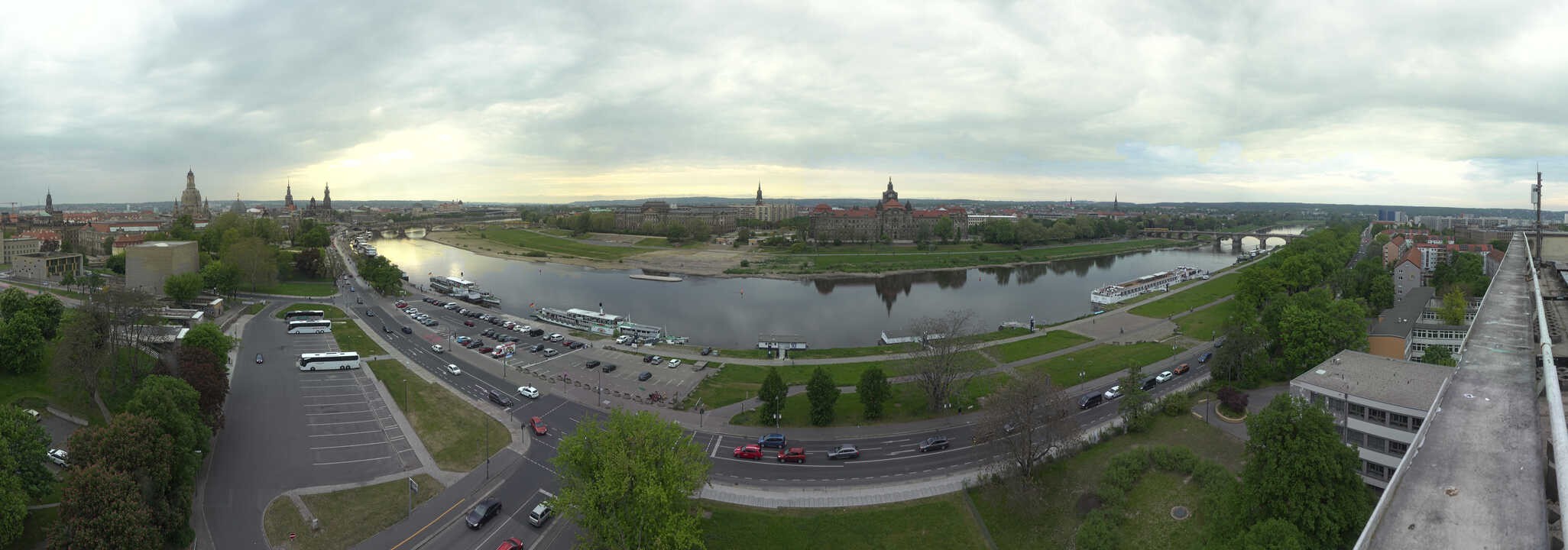 Archiv Foto Webcam Dresden - Elbpanorama