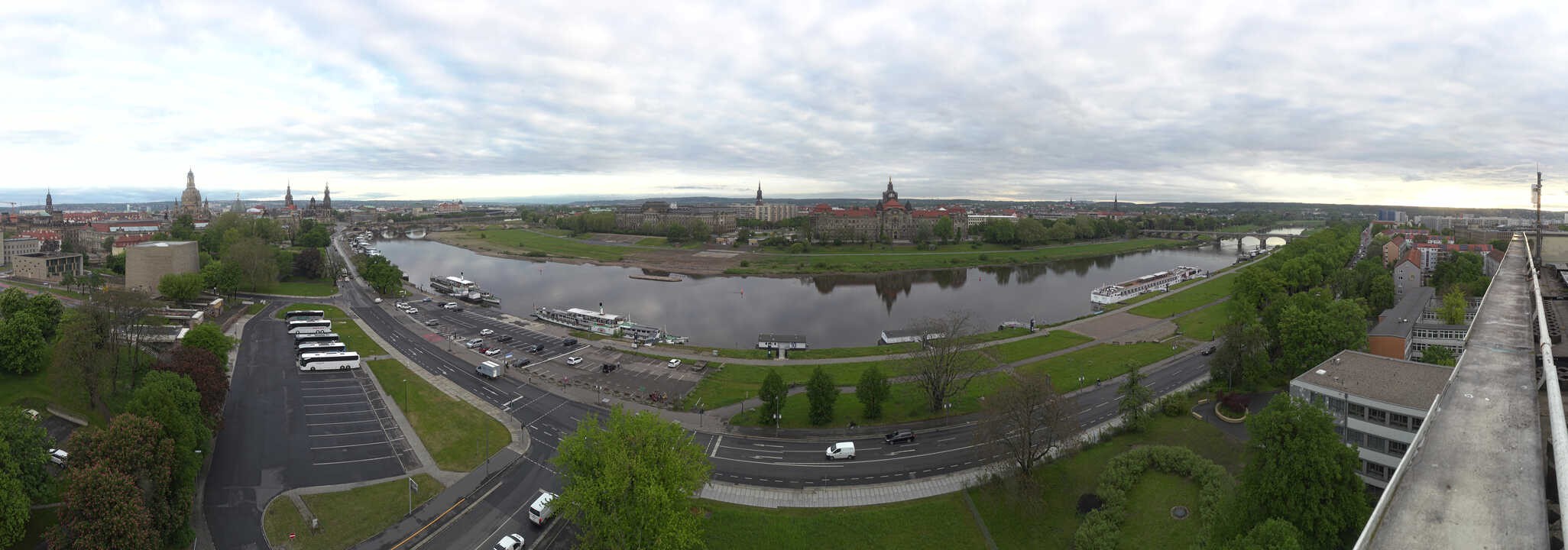 Archiv Foto Webcam Dresden - Elbpanorama