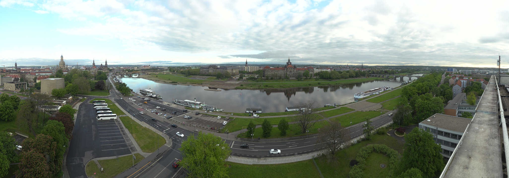 Archiv Foto Webcam Dresden - Elbpanorama