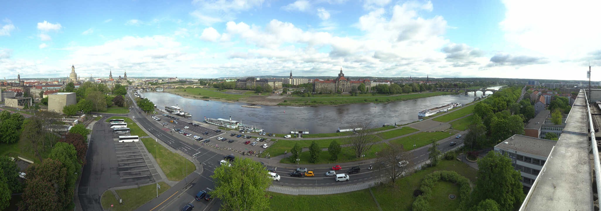Archiv Foto Webcam Dresden - Elbpanorama