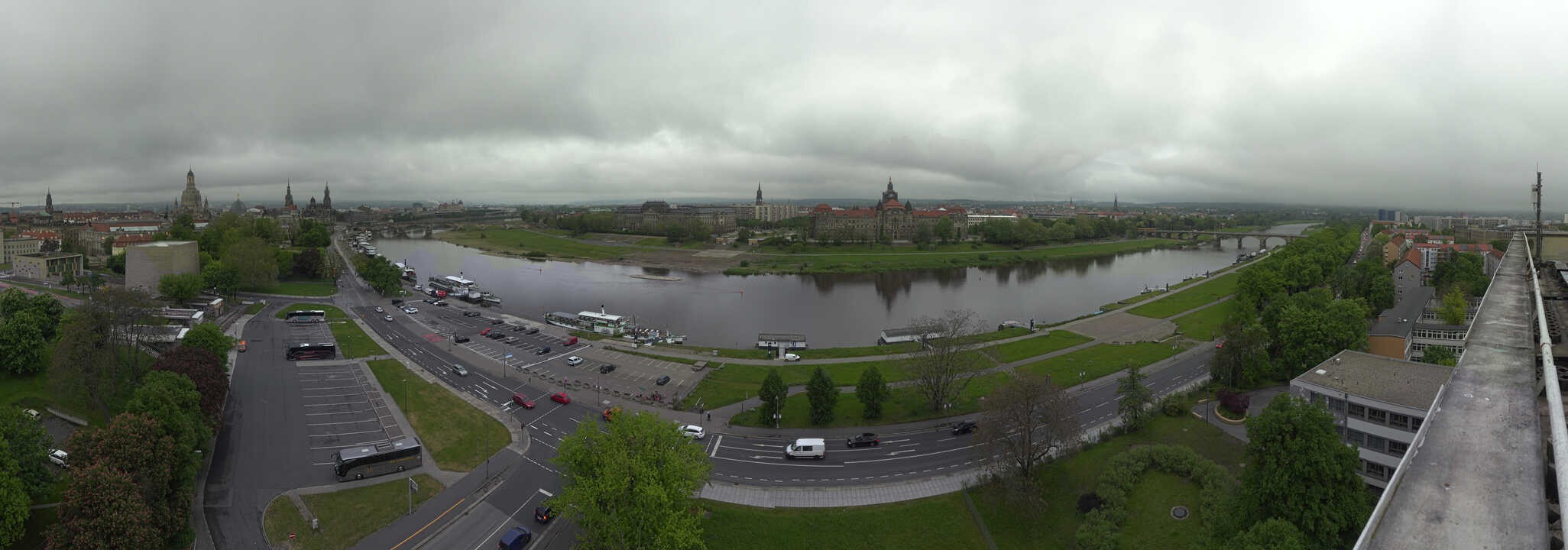 Archiv Foto Webcam Dresden - Elbpanorama