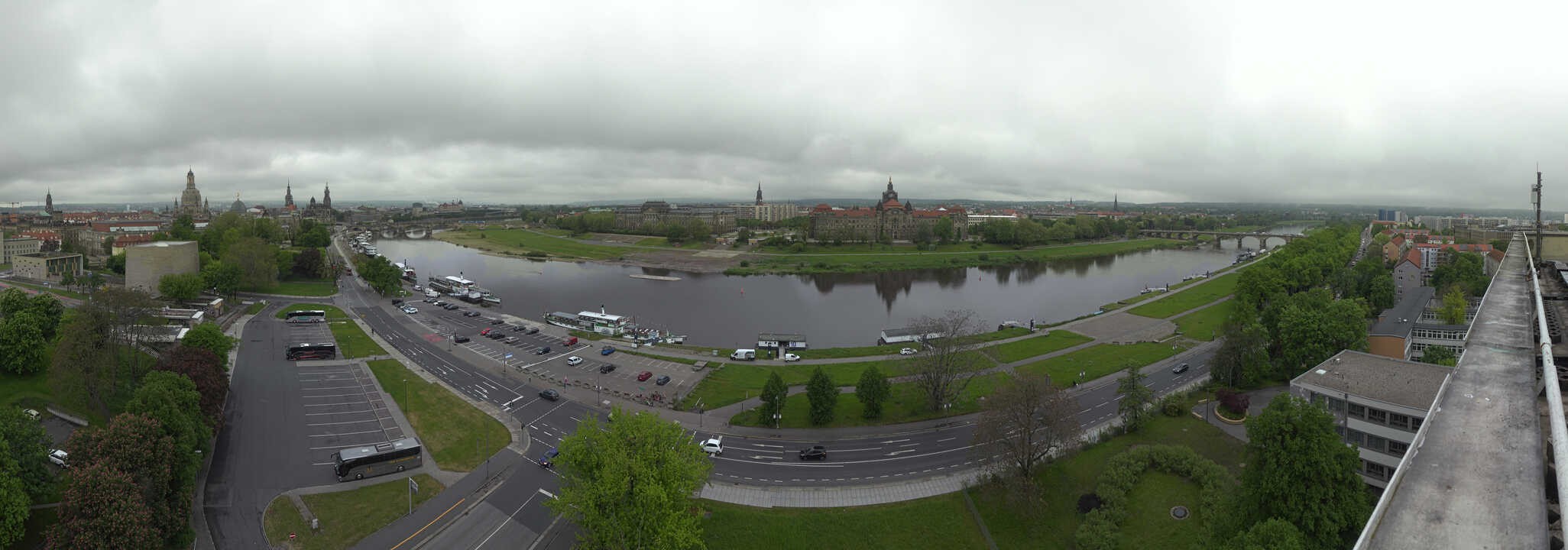 Archiv Foto Webcam Dresden - Elbpanorama