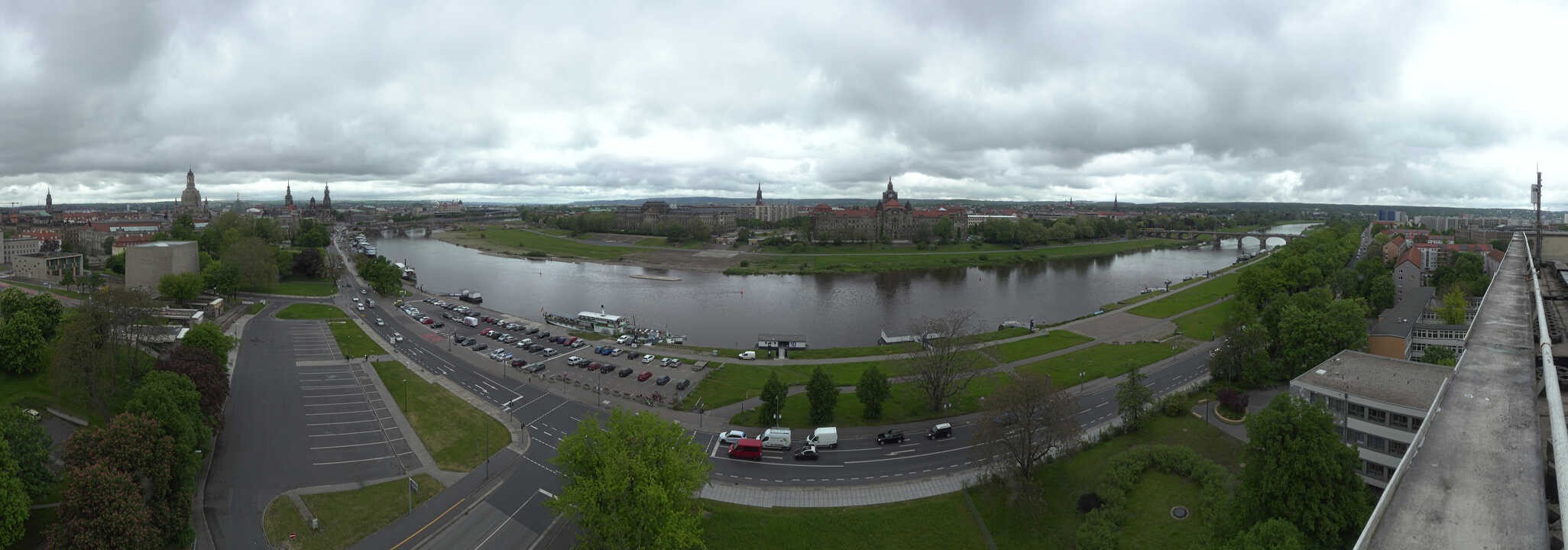 Archiv Foto Webcam Dresden - Elbpanorama