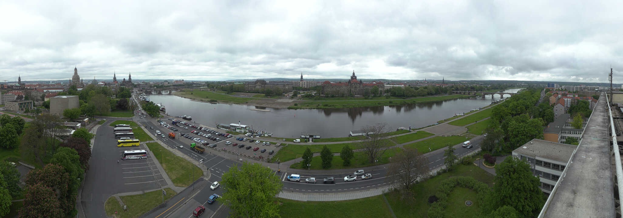 Archiv Foto Webcam Dresden - Elbpanorama