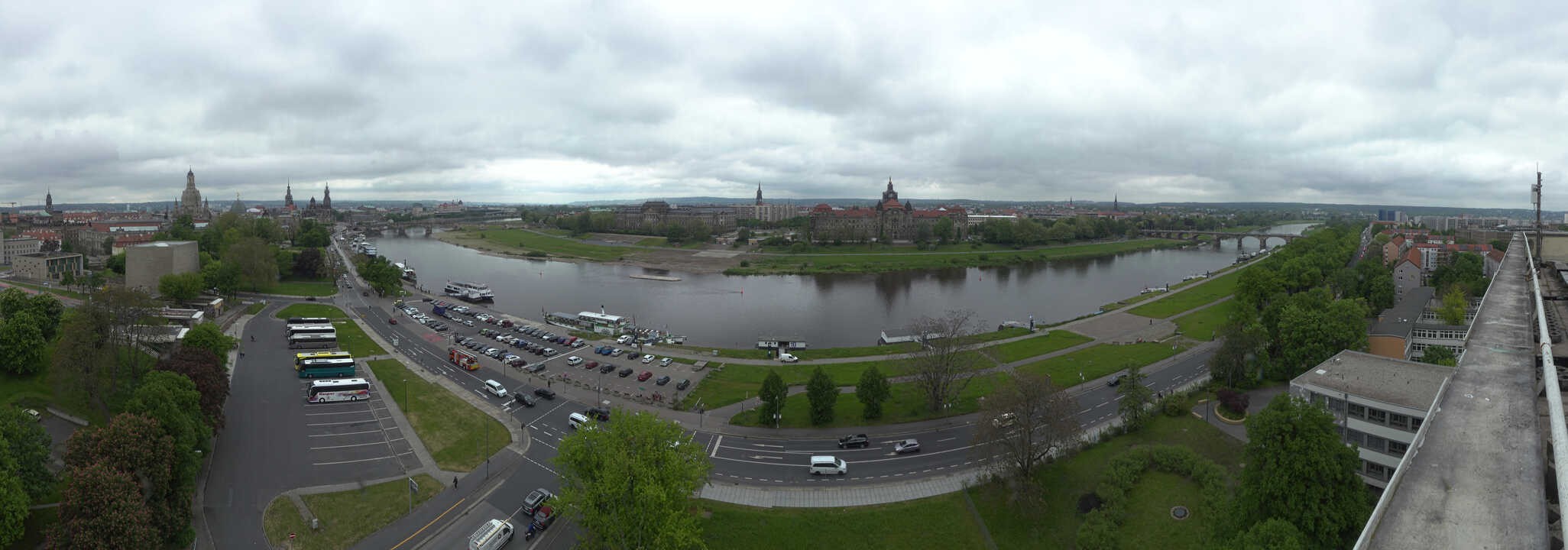 Archiv Foto Webcam Dresden - Elbpanorama