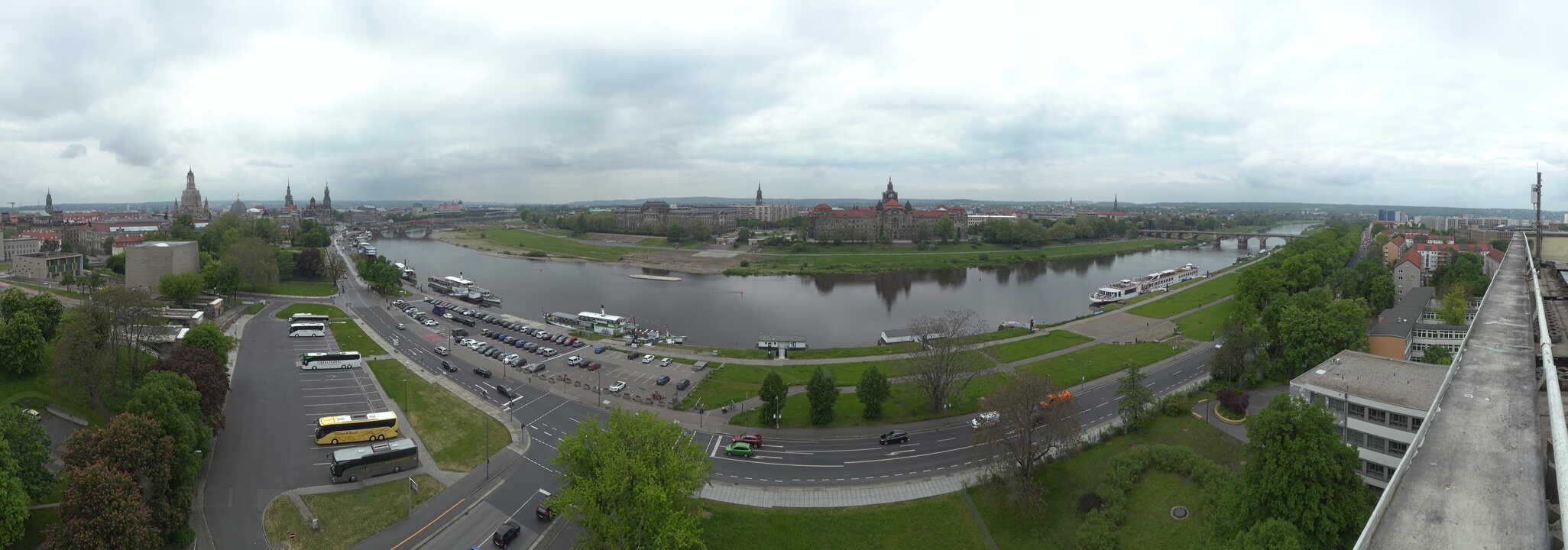 Archiv Foto Webcam Dresden - Elbpanorama