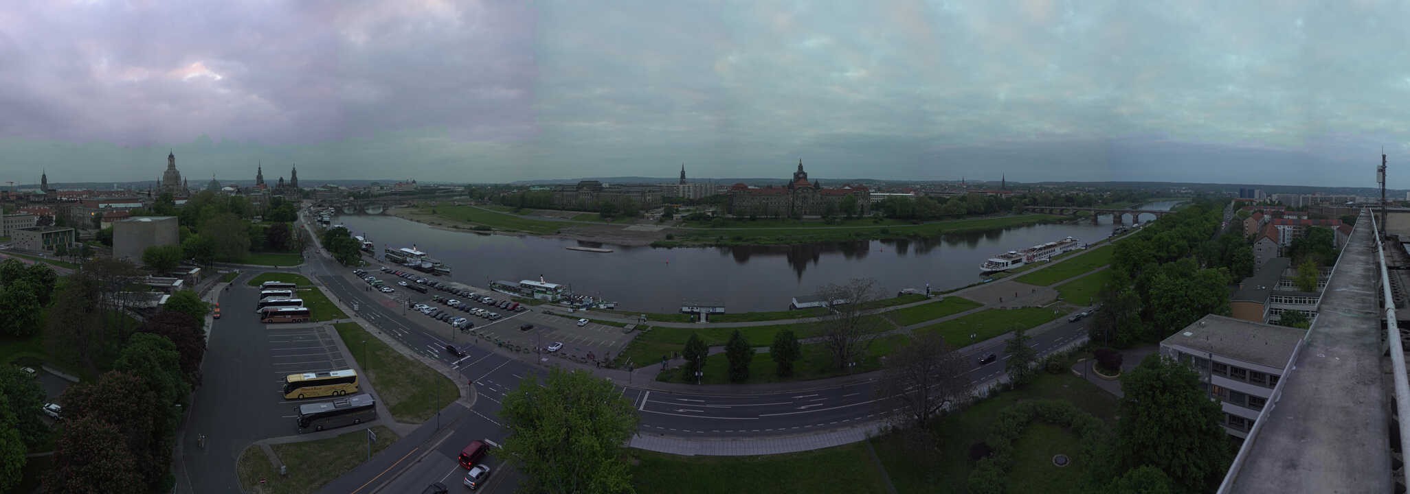 Archiv Foto Webcam Dresden - Elbpanorama