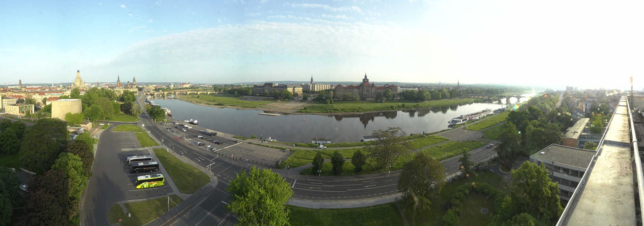 Archiv Foto Webcam Dresden - Elbpanorama