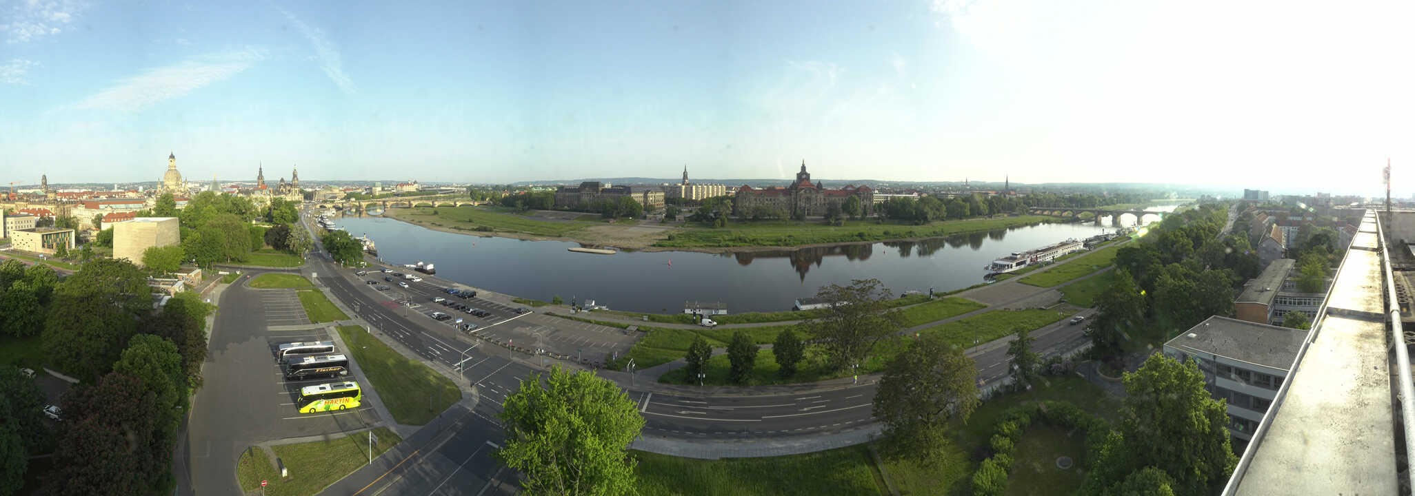 Archiv Foto Webcam Dresden - Elbpanorama