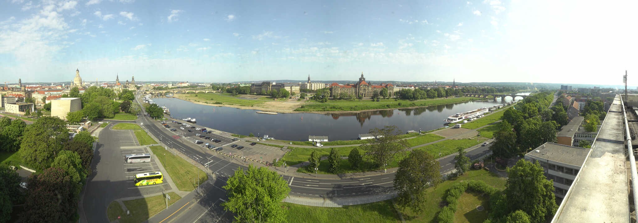 Archiv Foto Webcam Dresden - Elbpanorama