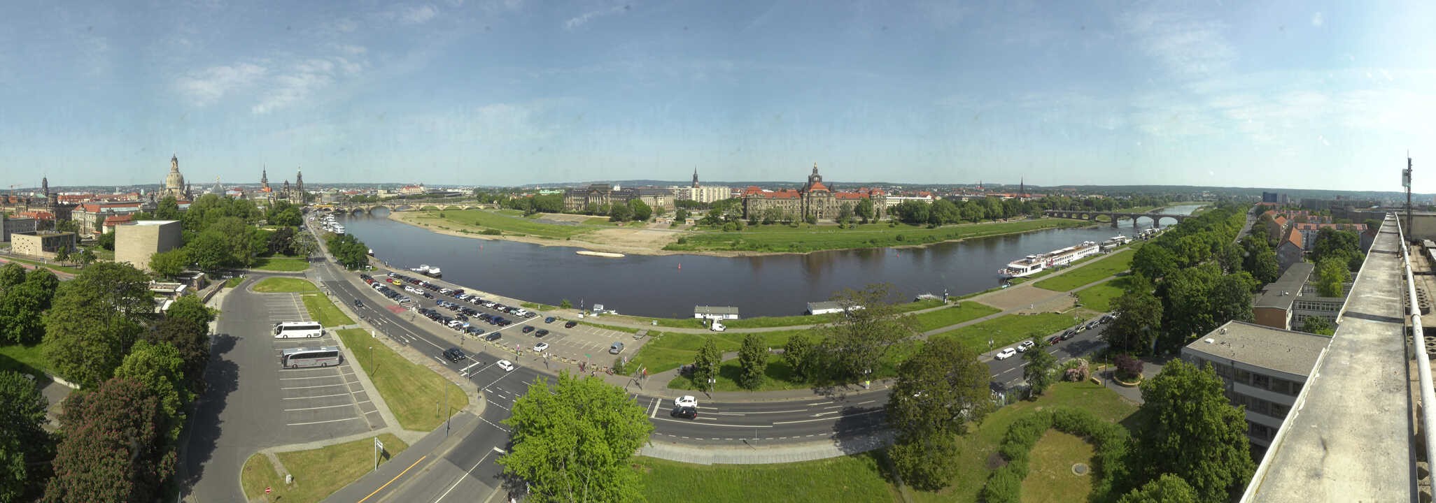 Archiv Foto Webcam Dresden - Elbpanorama
