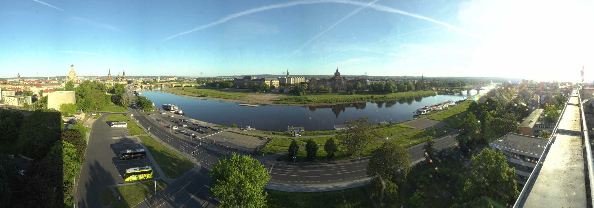 Archived image Webcam Dresden - Panoramic view of the city
