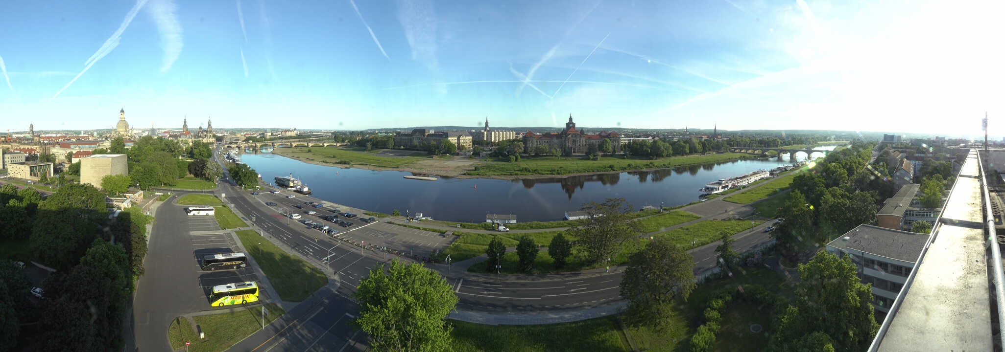 Archived image Webcam Dresden - Panoramic view of the city