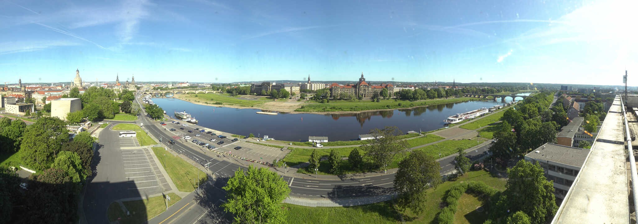 Archived image Webcam Dresden - Panoramic view of the city