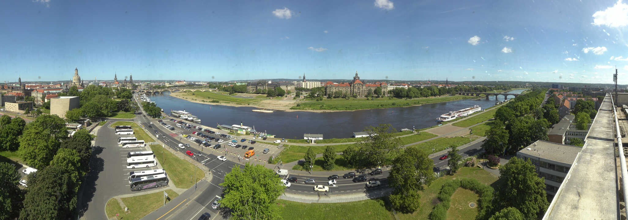 Archiv Foto Webcam Dresden - Elbpanorama