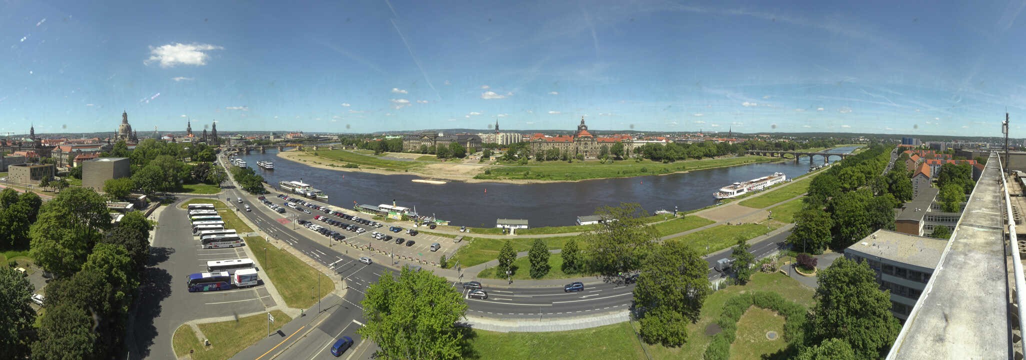 Archiv Foto Webcam Dresden - Elbpanorama