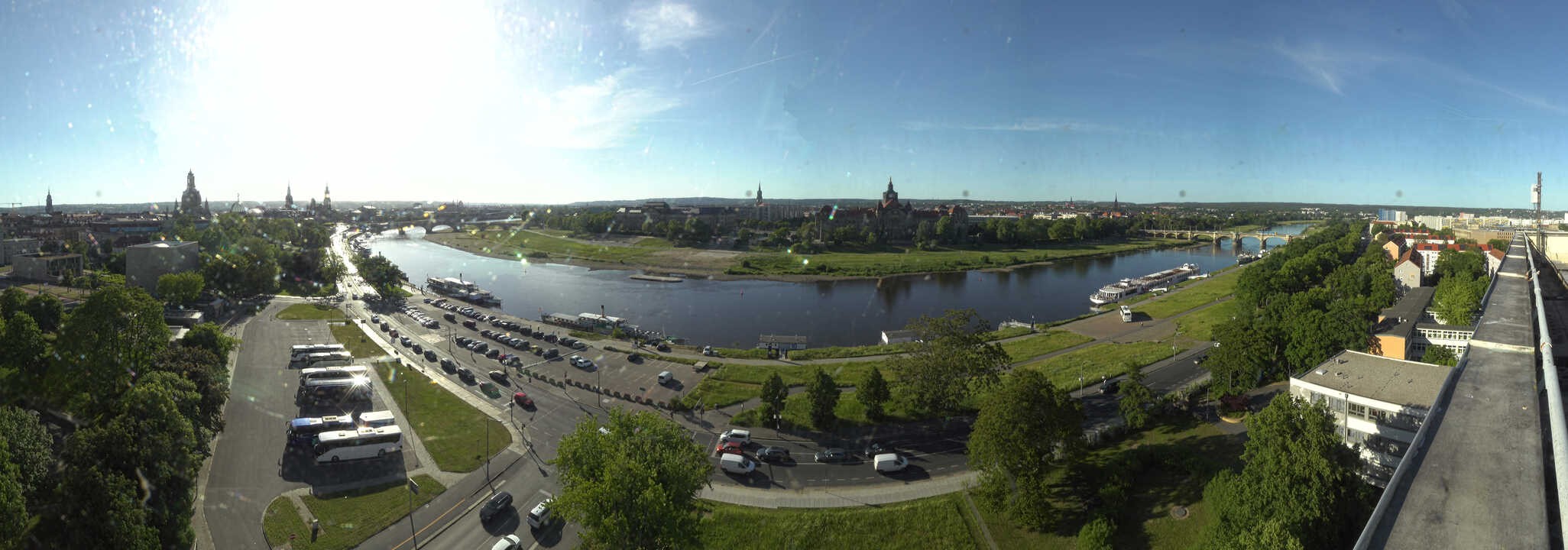 Archiv Foto Webcam Dresden - Elbpanorama