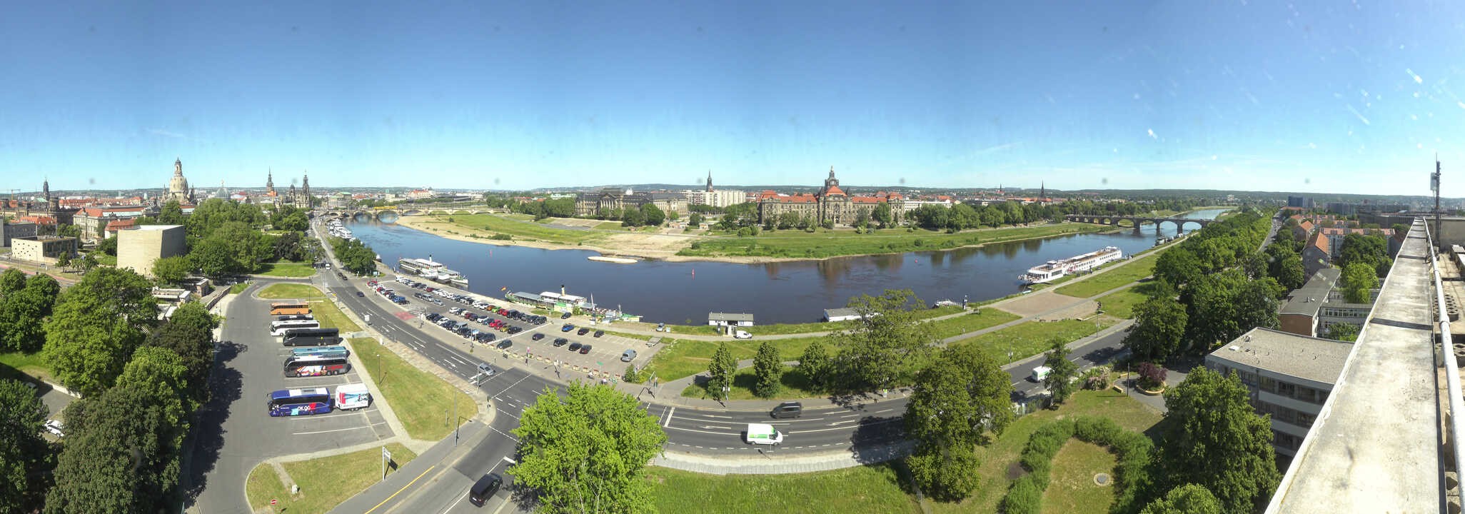Archiv Foto Webcam Dresden - Elbpanorama