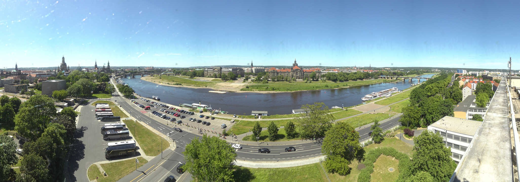 Archiv Foto Webcam Dresden - Elbpanorama