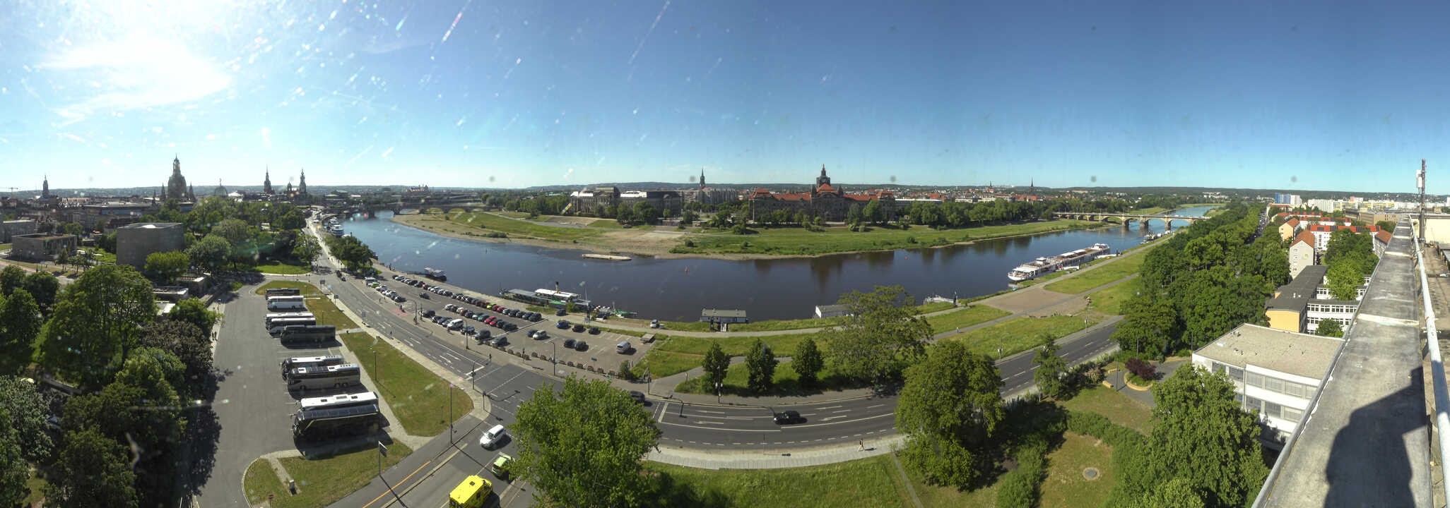 Archiv Foto Webcam Dresden - Elbpanorama