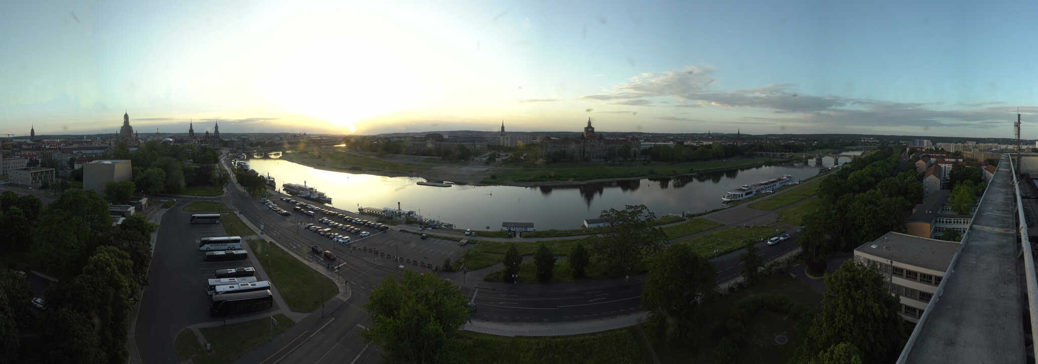 Archiv Foto Webcam Dresden - Elbpanorama