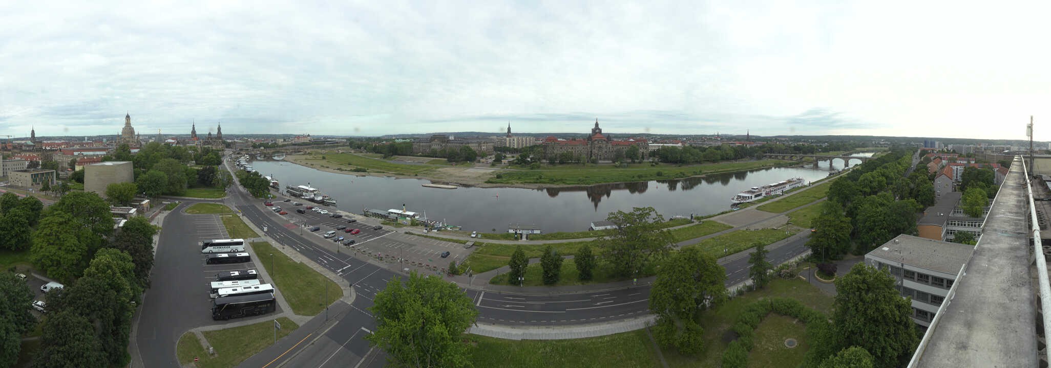 Archiv Foto Webcam Dresden - Elbpanorama