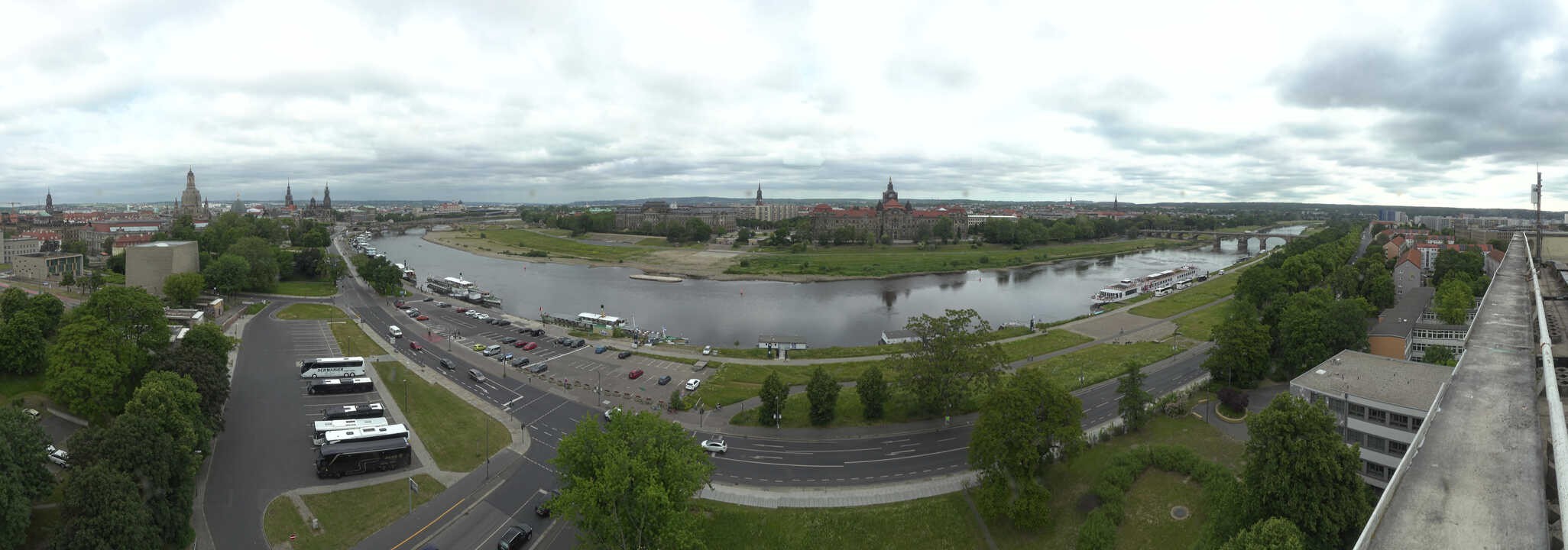 Archiv Foto Webcam Dresden - Elbpanorama