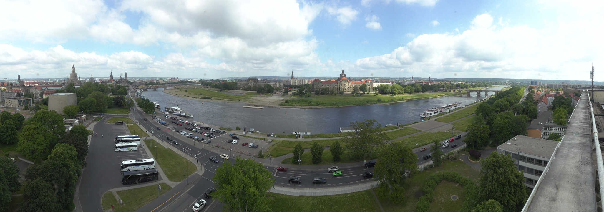 Archiv Foto Webcam Dresden - Elbpanorama