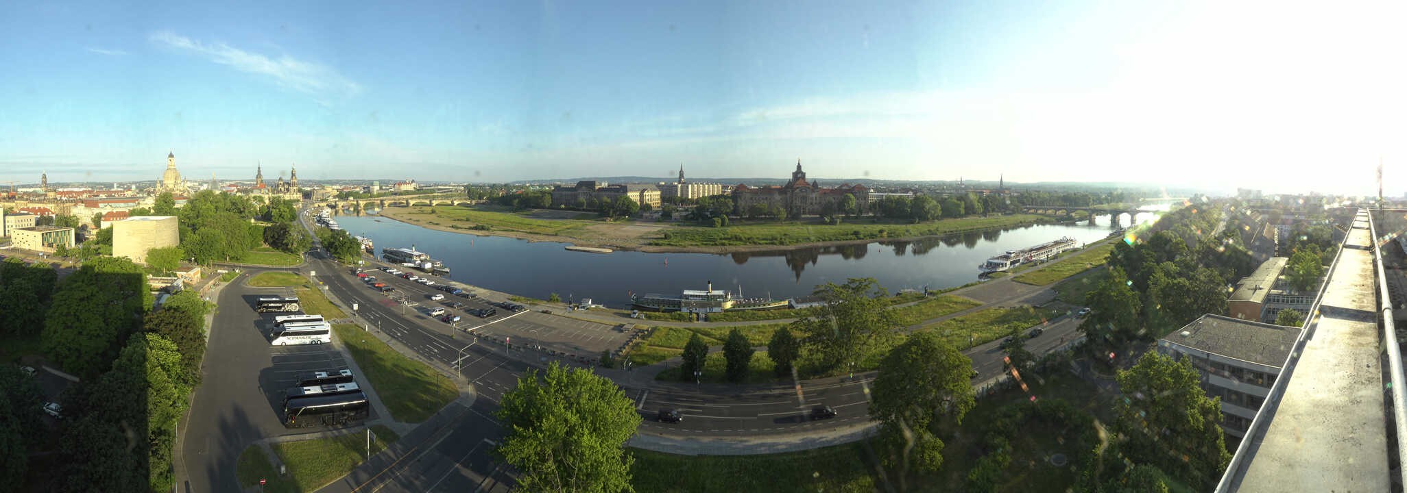 Archived image Webcam Dresden - Panoramic view of the city