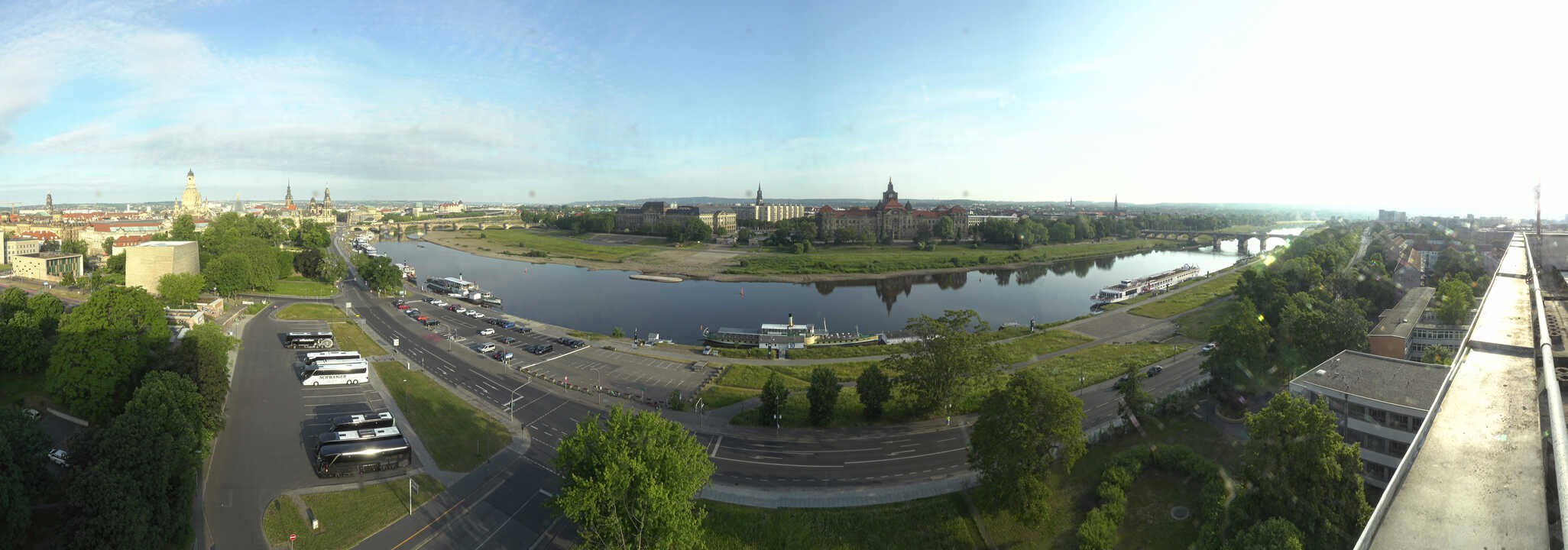 Archived image Webcam Dresden - Panoramic view of the city