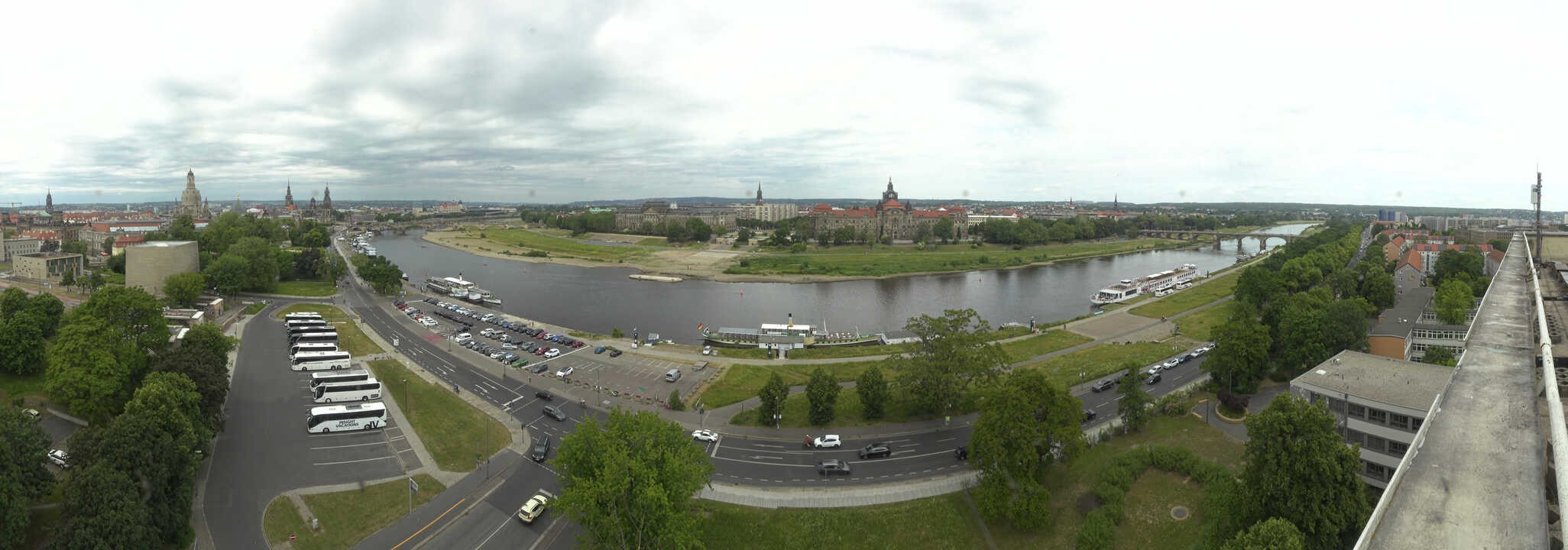 Archived image Webcam Dresden - Panoramic view of the city