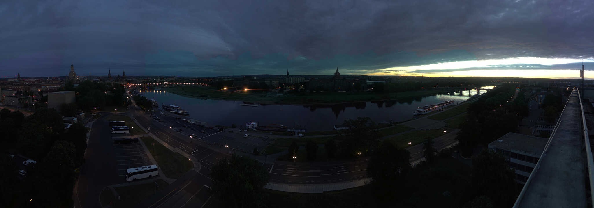 Archived image Webcam Dresden - Panoramic view of the city