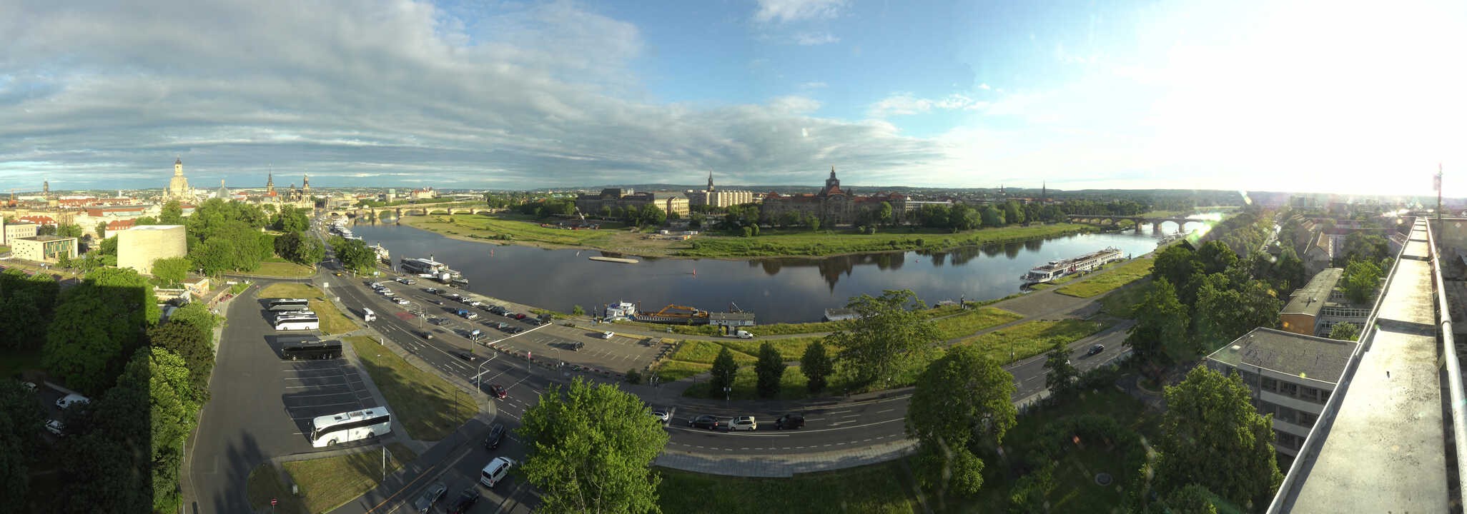 Archived image Webcam Dresden - Panoramic view of the city