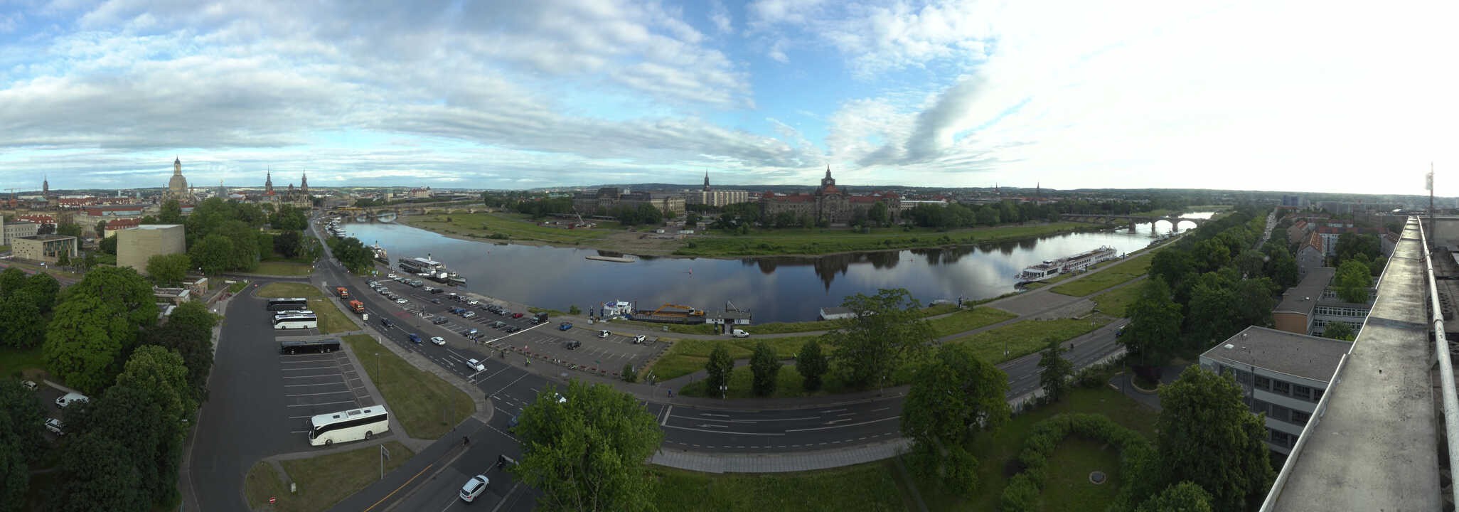 Archived image Webcam Dresden - Panoramic view of the city