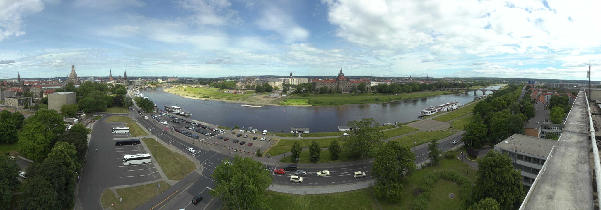 Archived image Webcam Dresden - Panoramic view of the city