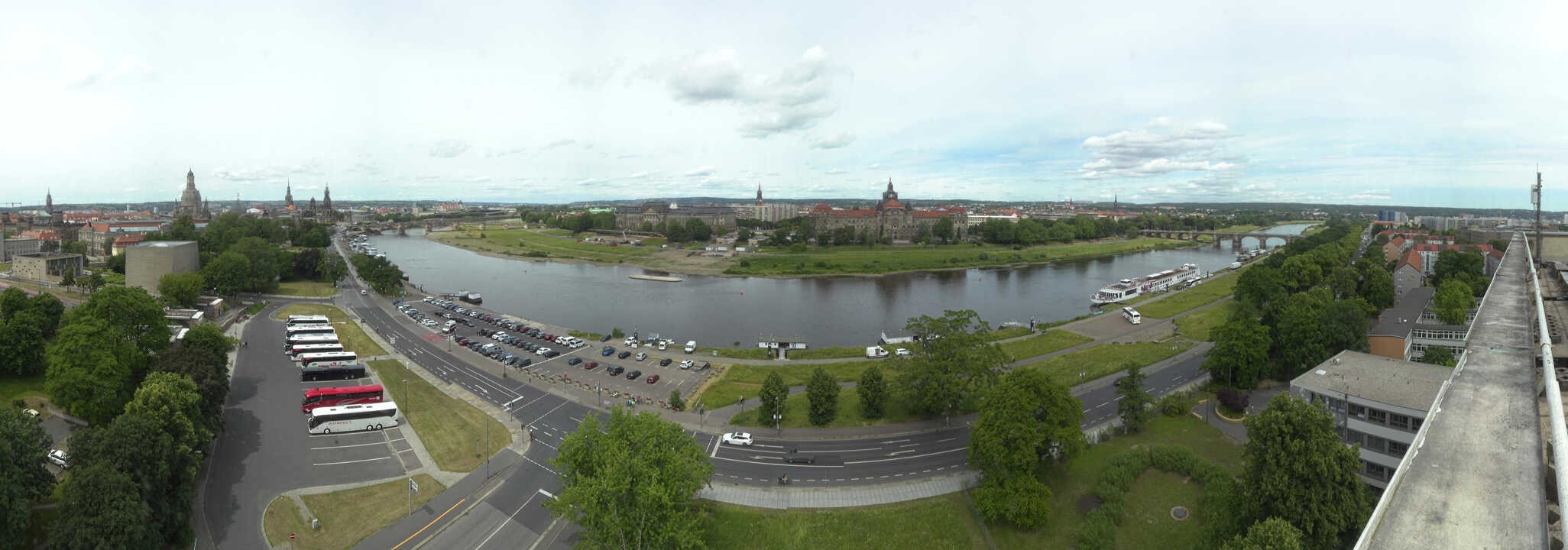 Archived image Webcam Dresden - Panoramic view of the city