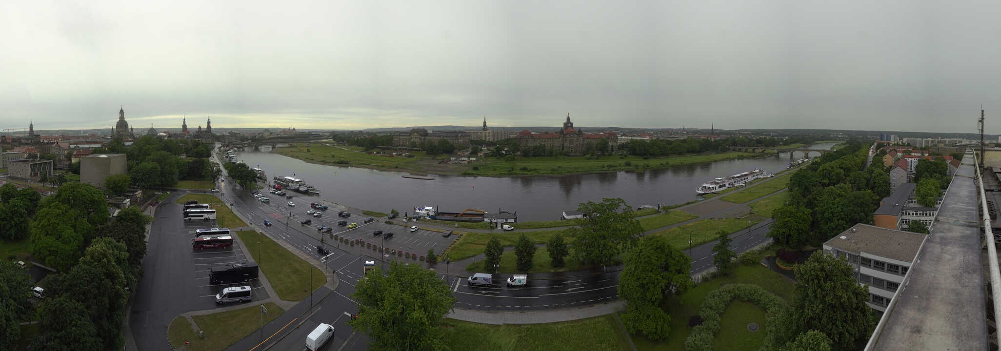 Archiv Foto Webcam Dresden - Elbpanorama