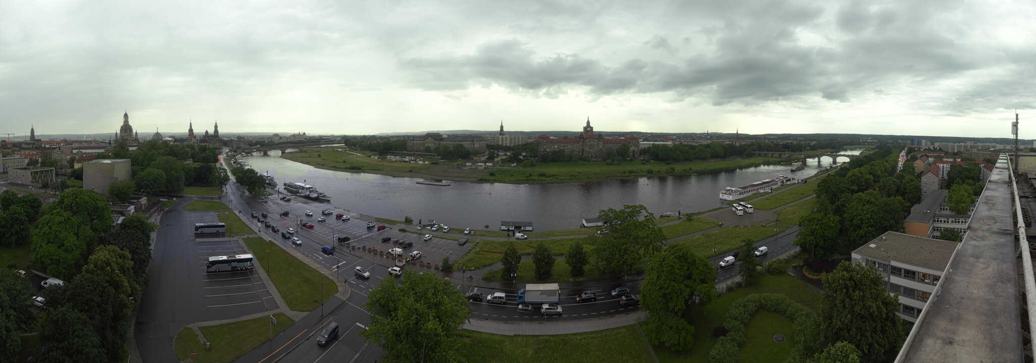 Archiv Foto Webcam Dresden - Elbpanorama