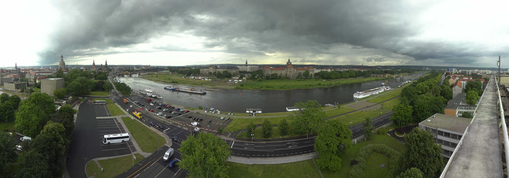 Archiv Foto Webcam Dresden - Elbpanorama