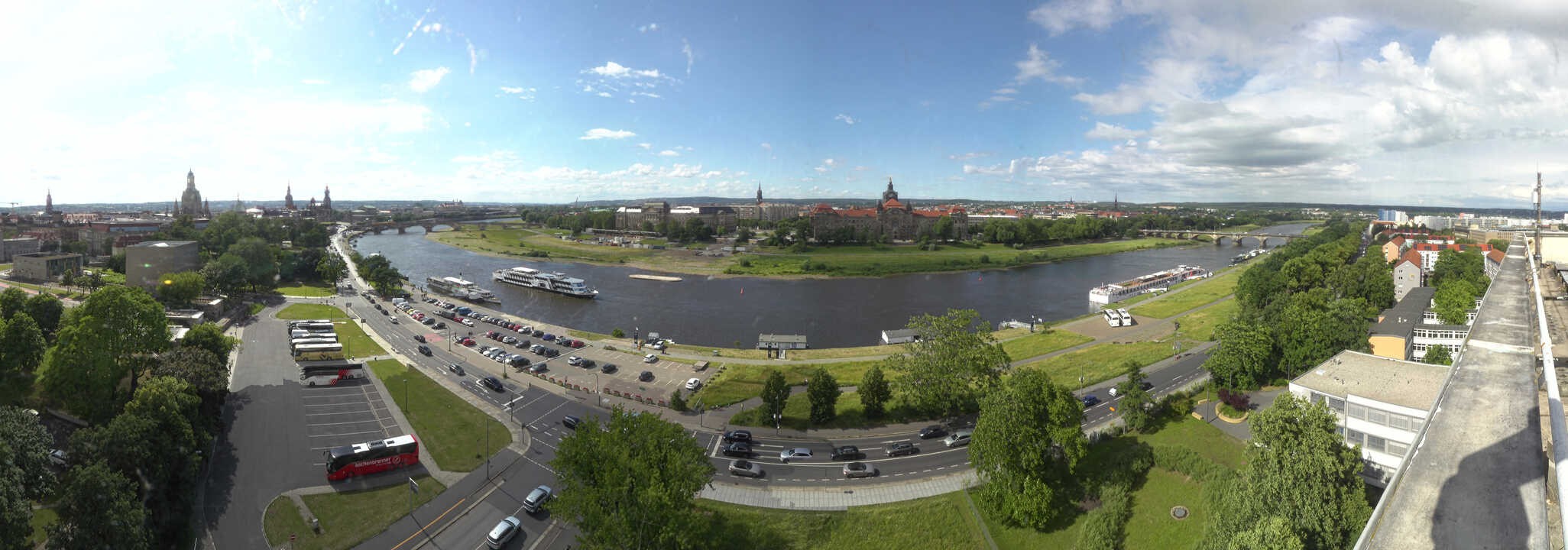 Archiv Foto Webcam Dresden - Elbpanorama