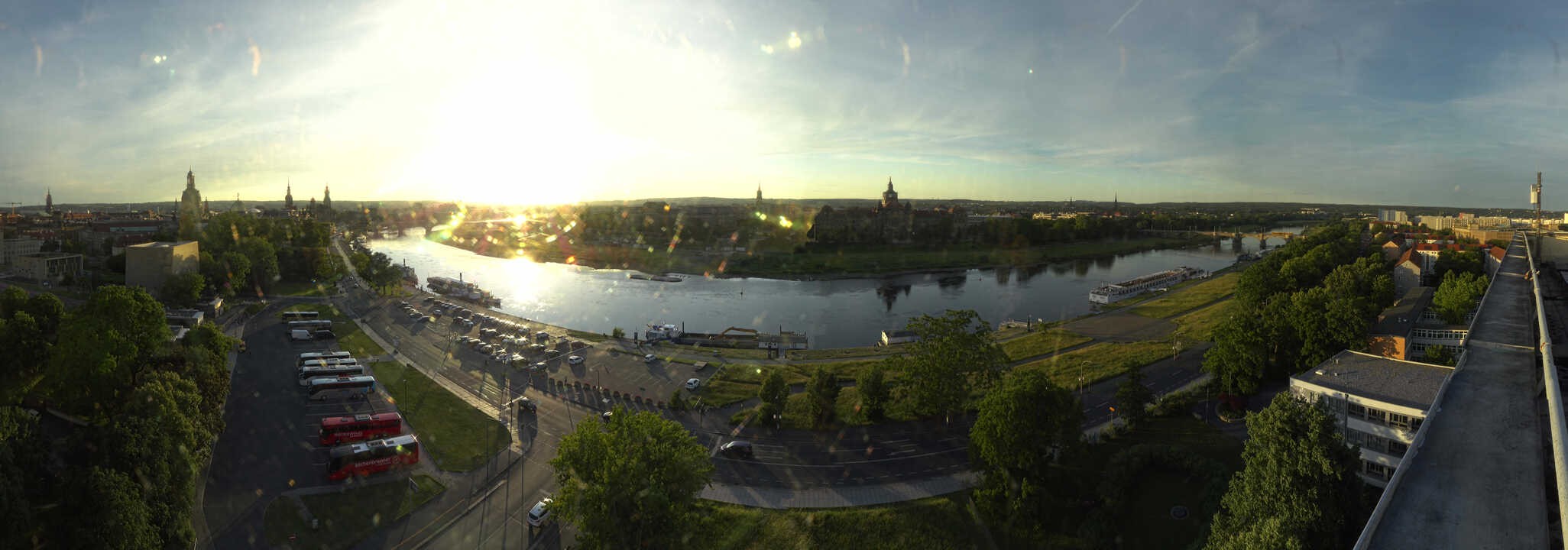 Archived image Webcam Dresden - Panoramic view of the city