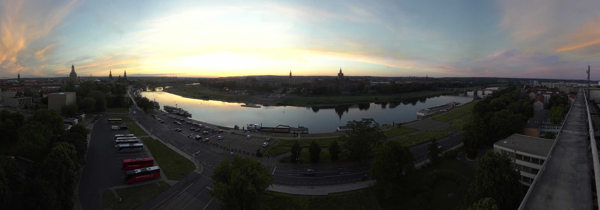 Archived image Webcam Dresden - Panoramic view of the city