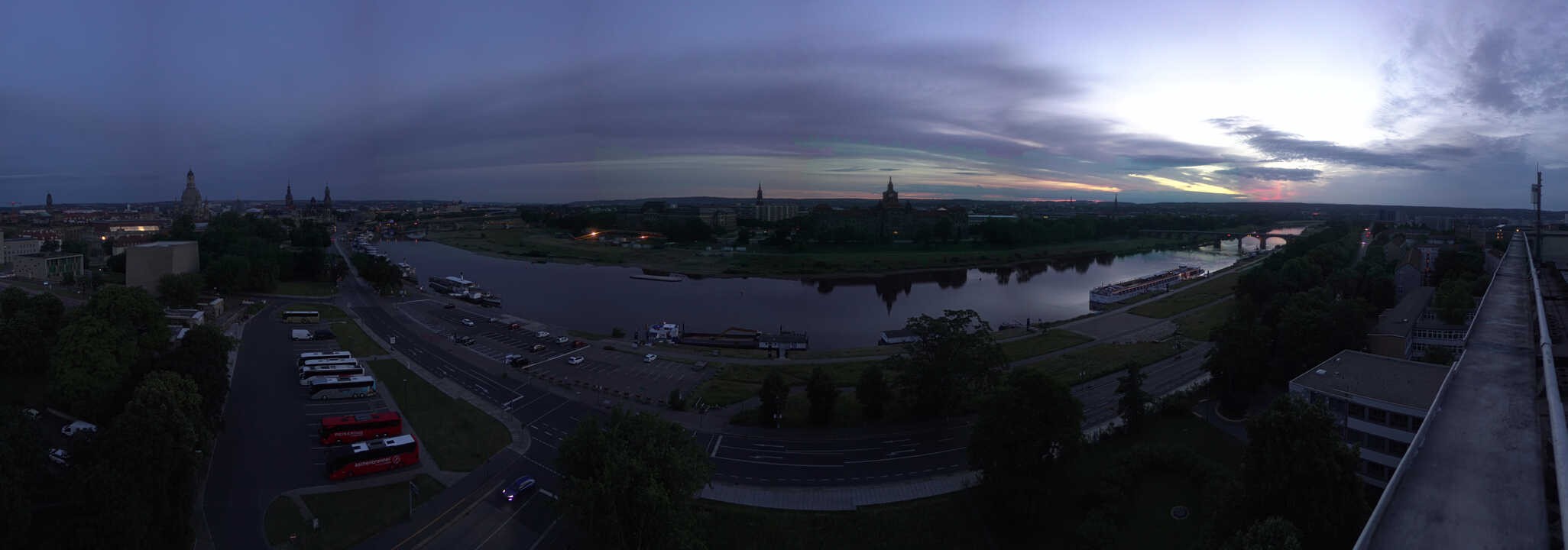 Archived image Webcam Dresden - Panoramic view of the city